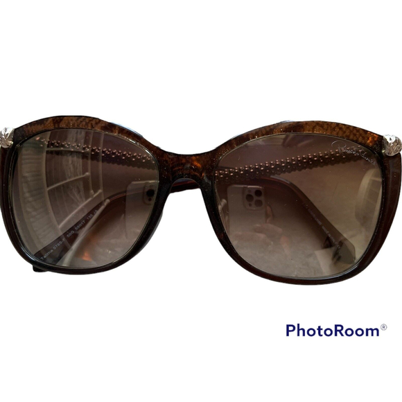 Roberto Cavalli Talitha 978S-F 978/SF 50G Brown/Gold Glitter Sunglasses 58mm main image 8